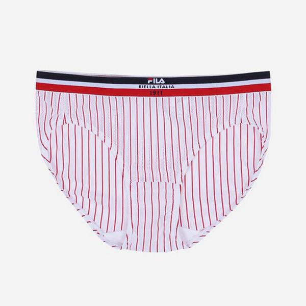 Fila Summer Heritage Women's Briefs - White/Red,NZ 802-8143